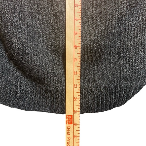 Allison Daley‎ Patchwork Cardigan XL Red Black Gray Acrylic Wool Blend - Picture 11 of 12